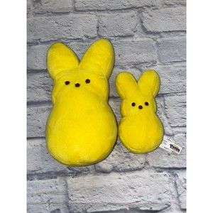 Peeps Plush Easter toys stuffie plushie lot of 2
